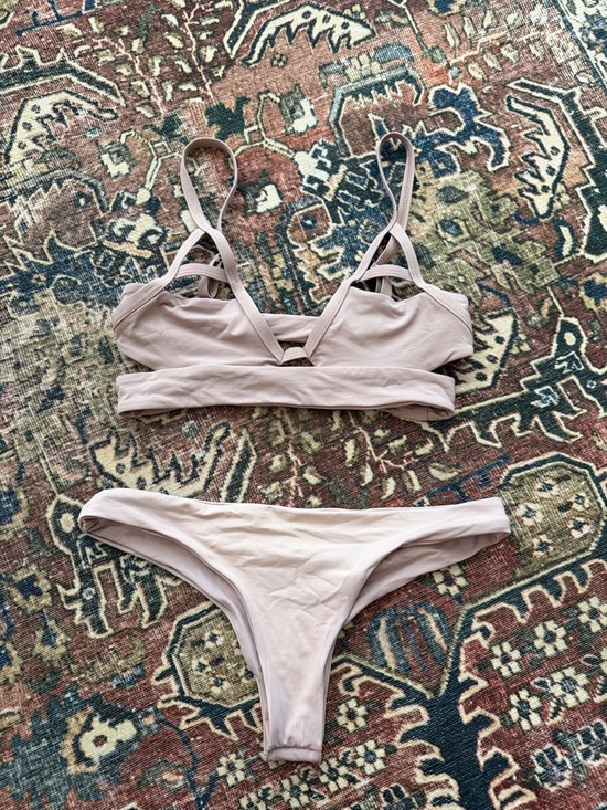 Tavik Other - Tavik Light Mauve Strappy Bikini Set
